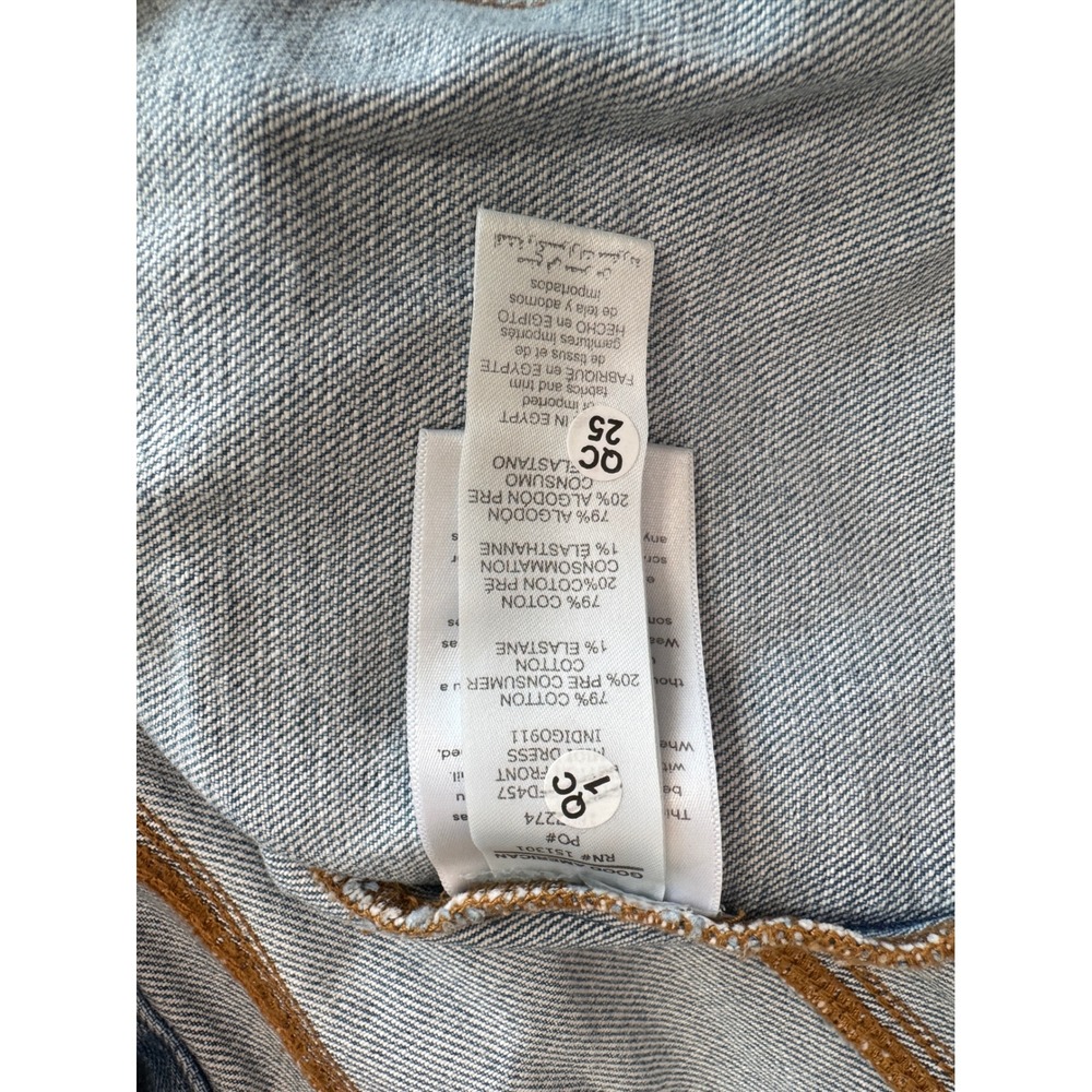 Good American Button Front Denim Midi Dress - Picture 6 of 6
